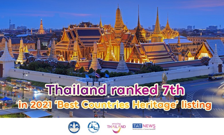Thailand moves further up the ‘Best Countries Heritage’ top 10 rankings